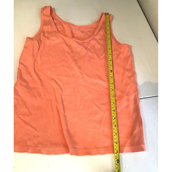ST. JOHN BAY- WOMENS ORANGE COTTON TANK TOP SIZE X-LARGE - Picture 5 of 6